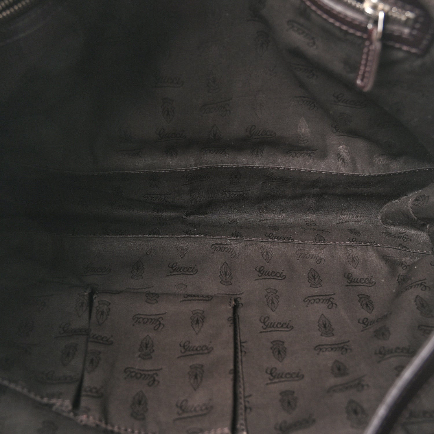 Gucci Monogram Medium Twins Tote Dark Brown 5 of 10