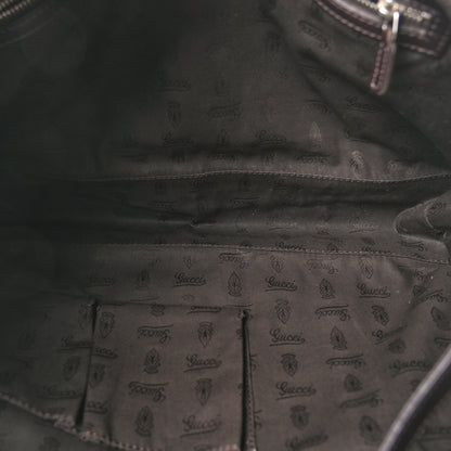 Gucci Monogram Medium Twins Tote Dark Brown 5 of 10