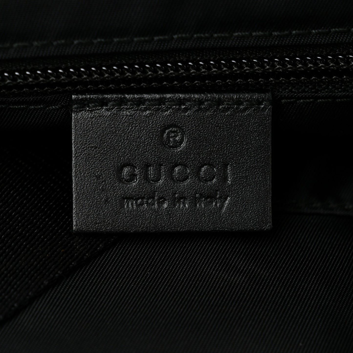 GG Supreme Monogram Web Messenger Bag Black