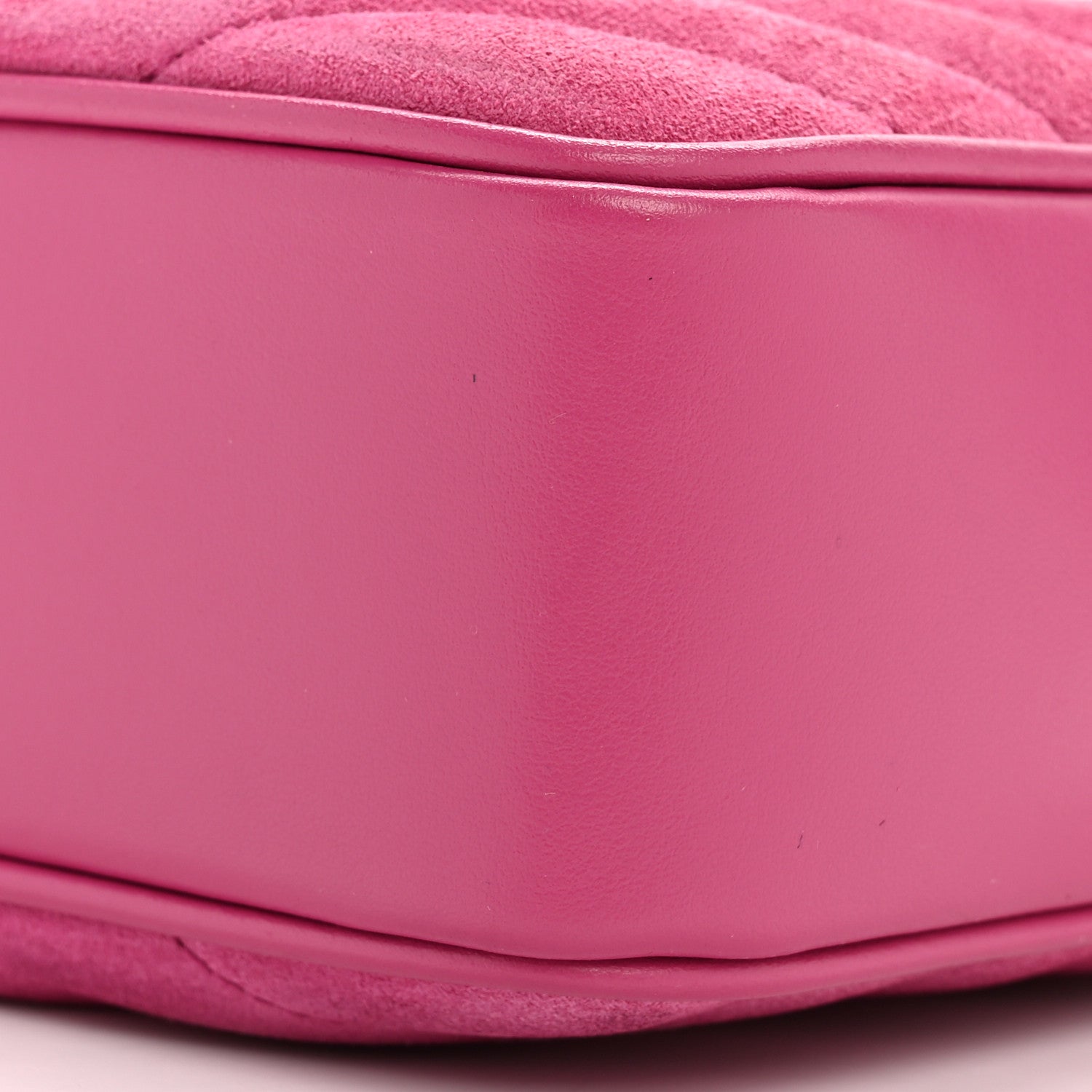 Saint Laurent Suede Matelasse Monogram Lou Camera Bag Rose 10 of 12