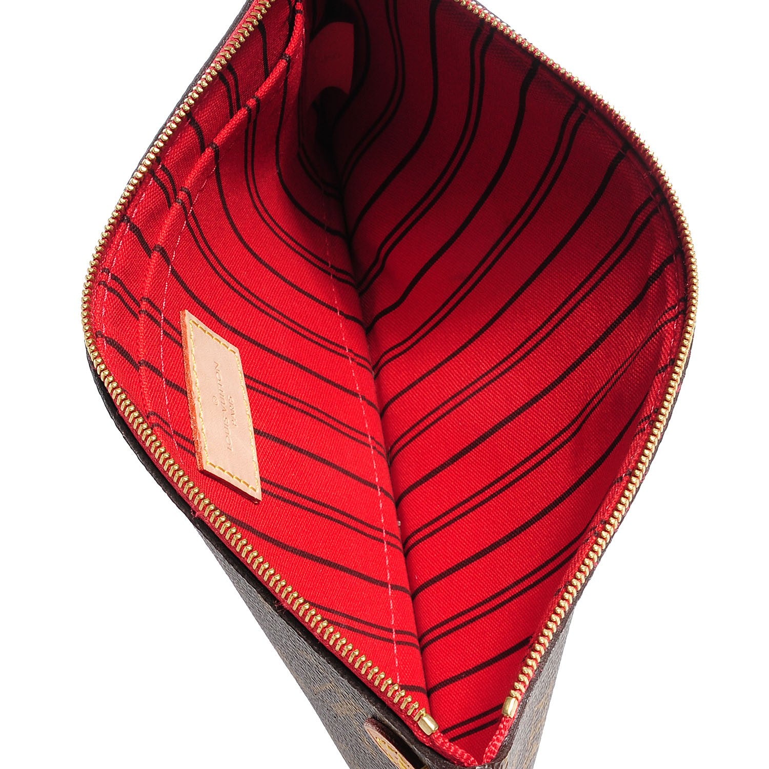 Louis Vuitton Monogram Neverfull MM GM Pochette Cherry 8 of 8