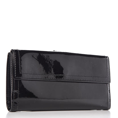 Gucci Patent Hysteria Continental Wallet Black 3 of 11