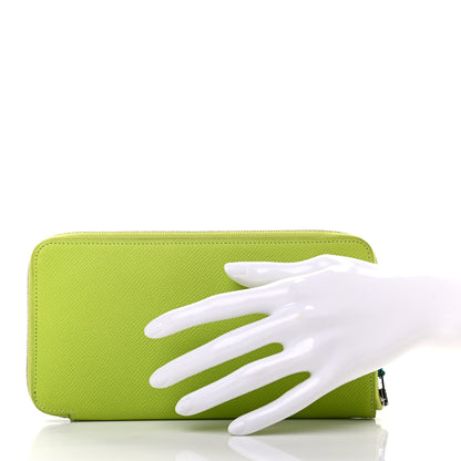 Hermes Epsom Silk'In Wallet Kiwi Lichen 2 of 7