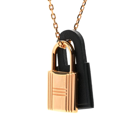 Hermes Swift O'Kelly Pendant Necklace Black 4 of 7