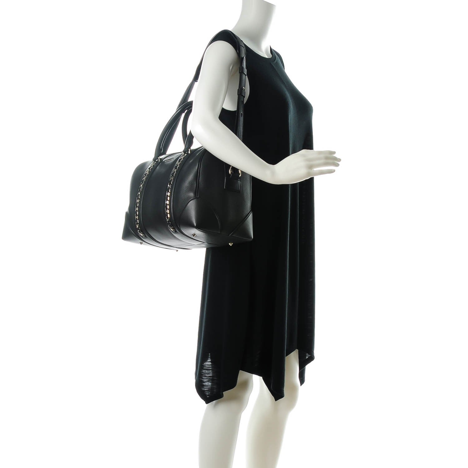 Givenchy Sugar Goatskin Medium Chain Animation Lucrezia Black 2 of 7