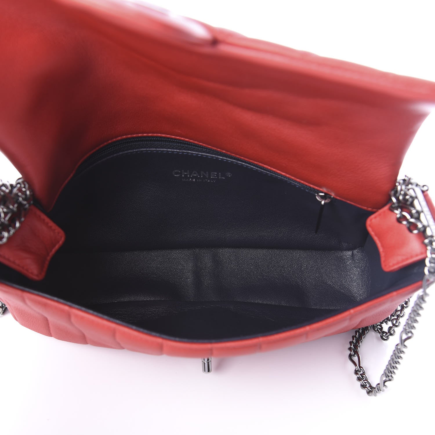 Chanel Calfskin Quilted Multi Chain Flap Red 5 of 10