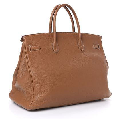 Hermes Togo Birkin 40 Gold 2 of 9