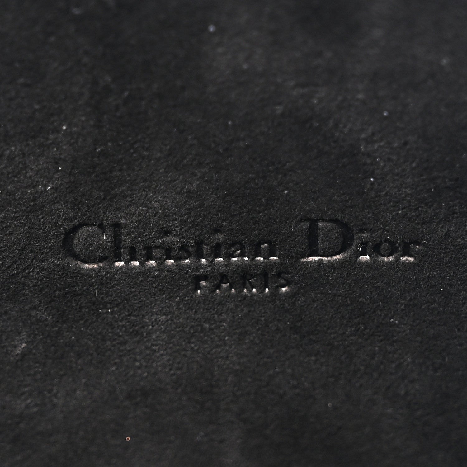 Christian Dior Grained Calfskin Caro Double Pouch Black 6 of 10