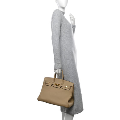 Hermes Togo Birkin 35 Trench 2 of 19