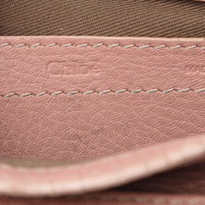 Chloe Grained Calfskin Small Marcie Saddle Bag Anemone Pink 5 of 20