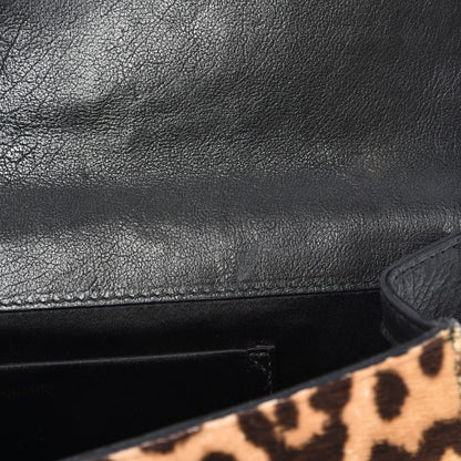 Saint Laurent Pony Hair Leopard Print Y Ligne Clutch 8 of 11