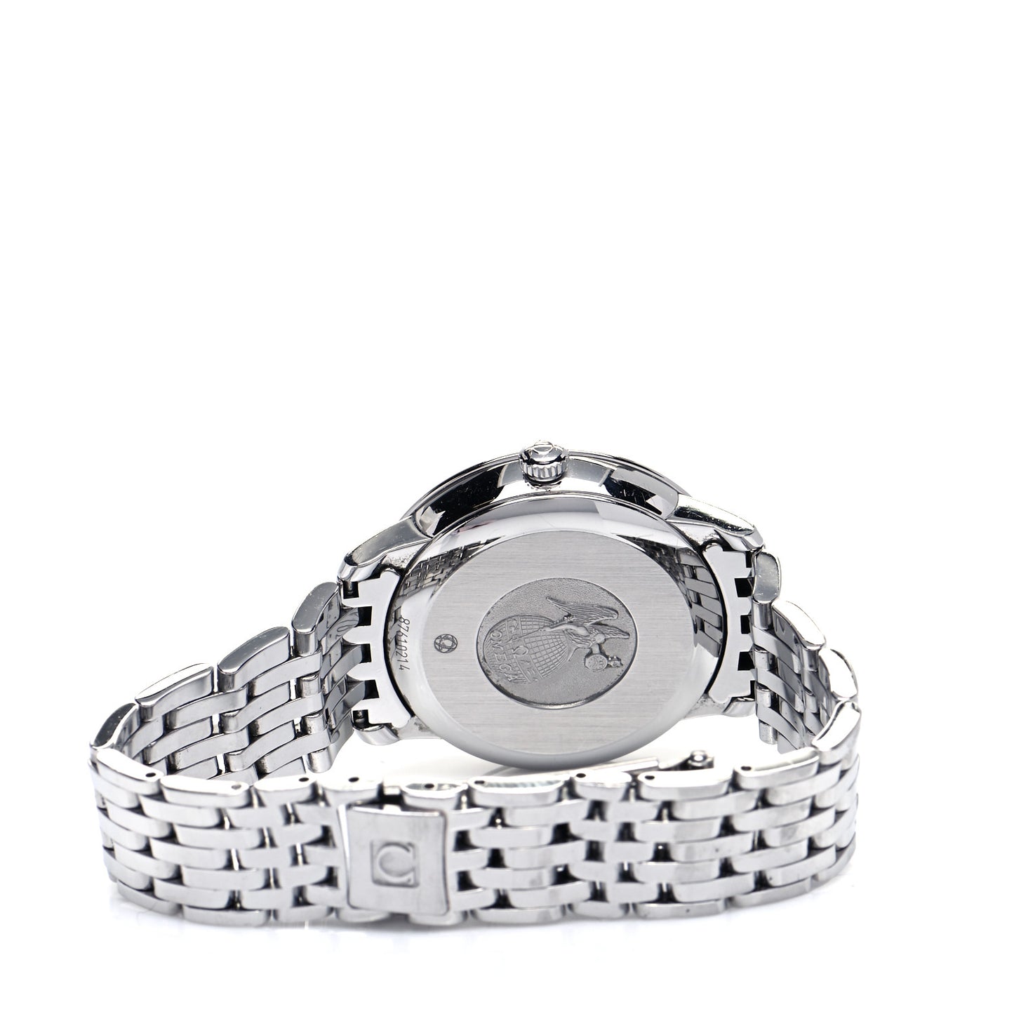 Stainless Steel Diamond Mother of Pearl 33mm De Ville Prestige Butterfly Automatic Watch 424.10.33.20.55.001