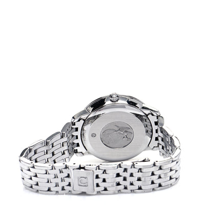 Omega Stainless Steel Diamond Mother of Pearl 33mm De Ville Prestige Butterfly Automatic Watch 424.10.33.20.55.001 4 of 4