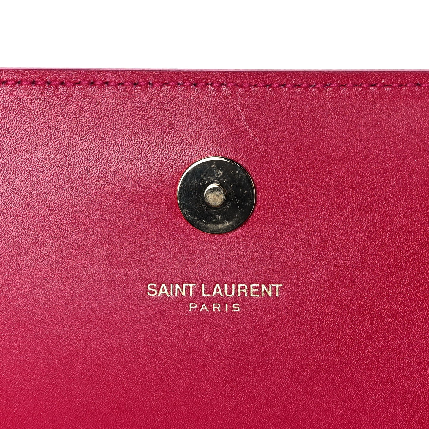 Calfskin Classic Monogram Cassandre Clutch Fuchsia