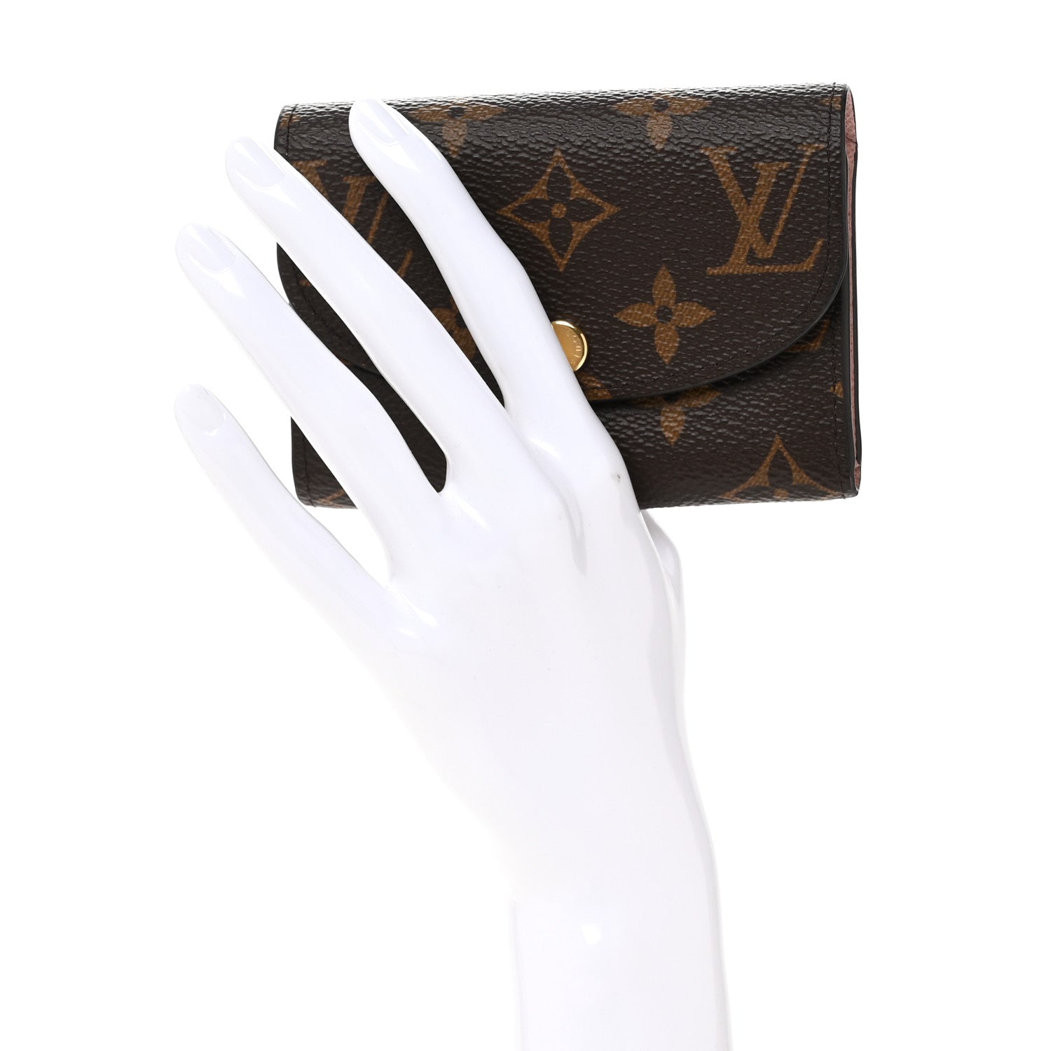 Louis Vuitton Monogram Rosalie Coin Purse Rose Ballerine 2 of 9