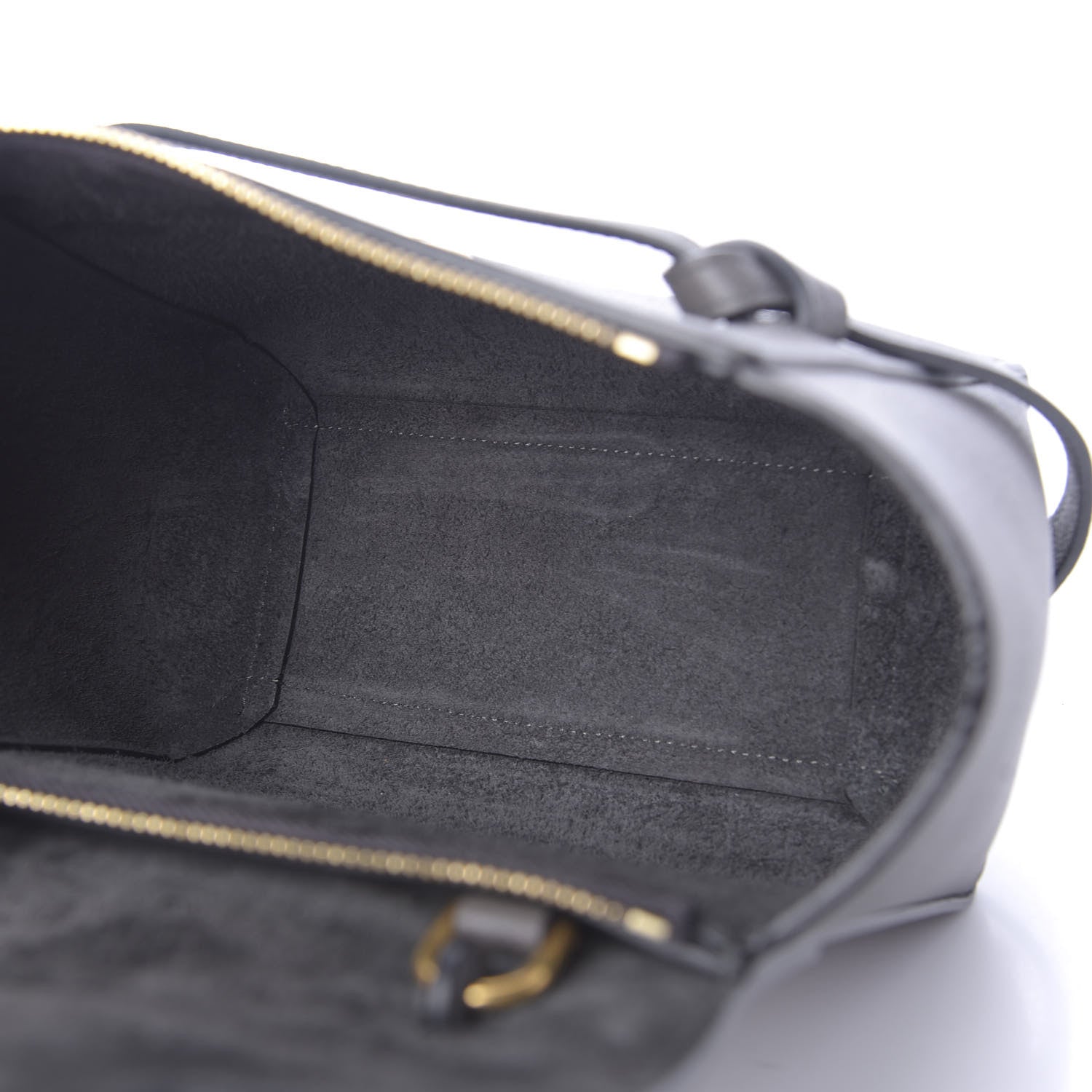 Celine Grained Calfskin Nano Belt Bag Grey 5 of 10