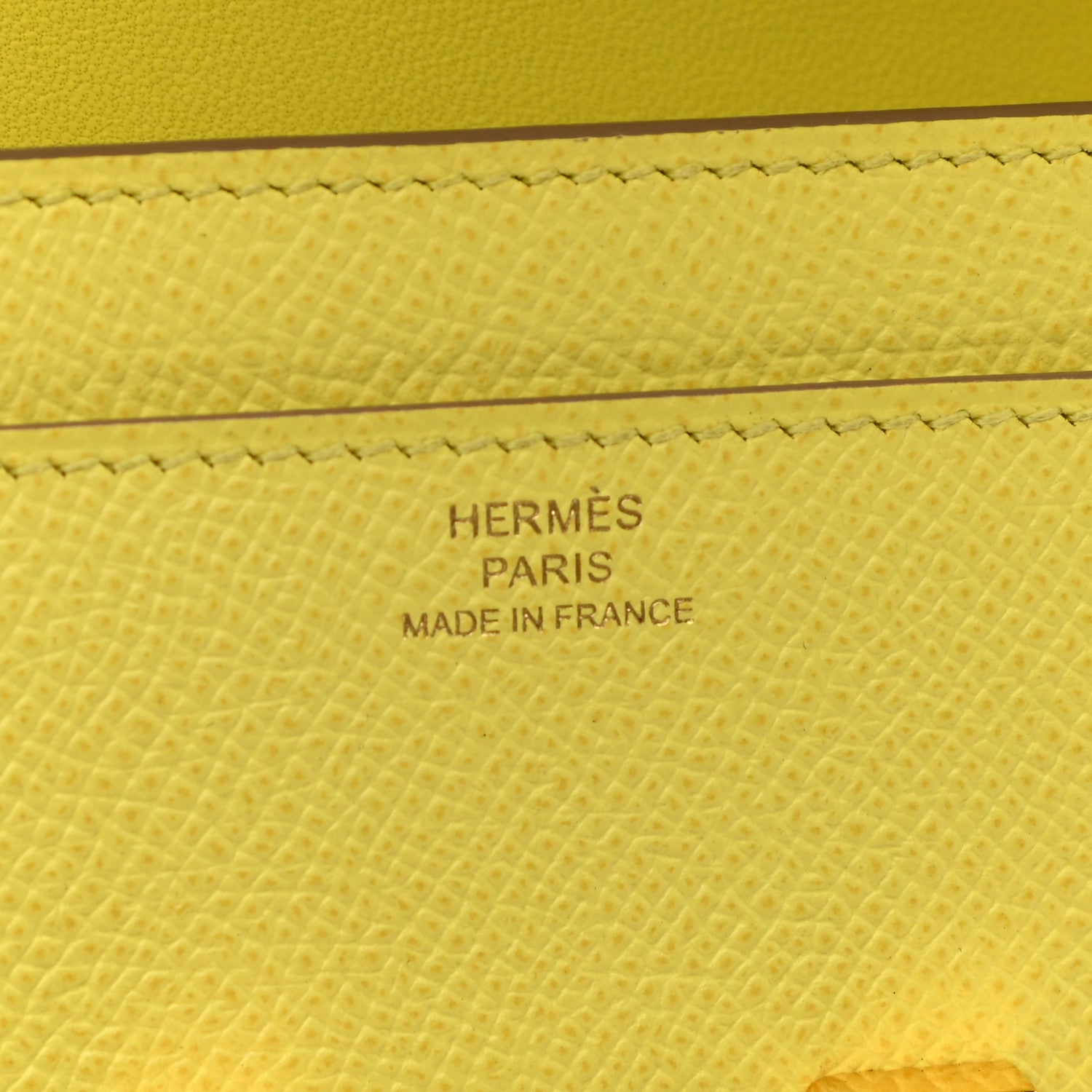 Hermes Epsom Constance Long Wallet Lime 6 of 9