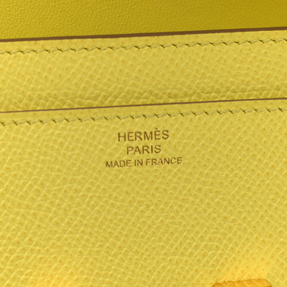 Hermes Epsom Constance Long Wallet Lime 6 of 9