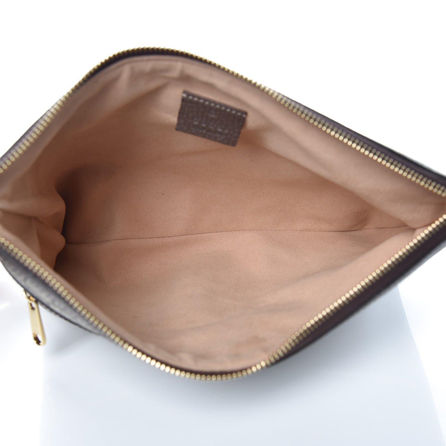 Gucci GG Supreme Monogram Large Ophidia Pouch Clutch Brown 5 of 8