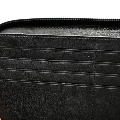 Chanel Caviar Large Timeless CC Zip Around Organizer Wallet Black 9 of 9