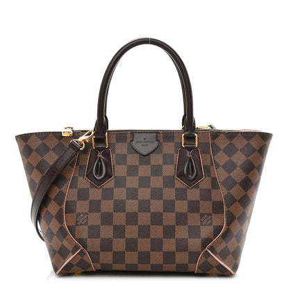 Louis Vuitton Damier Ebene Caissa Tote PM Rose Ballerine 1 of 12