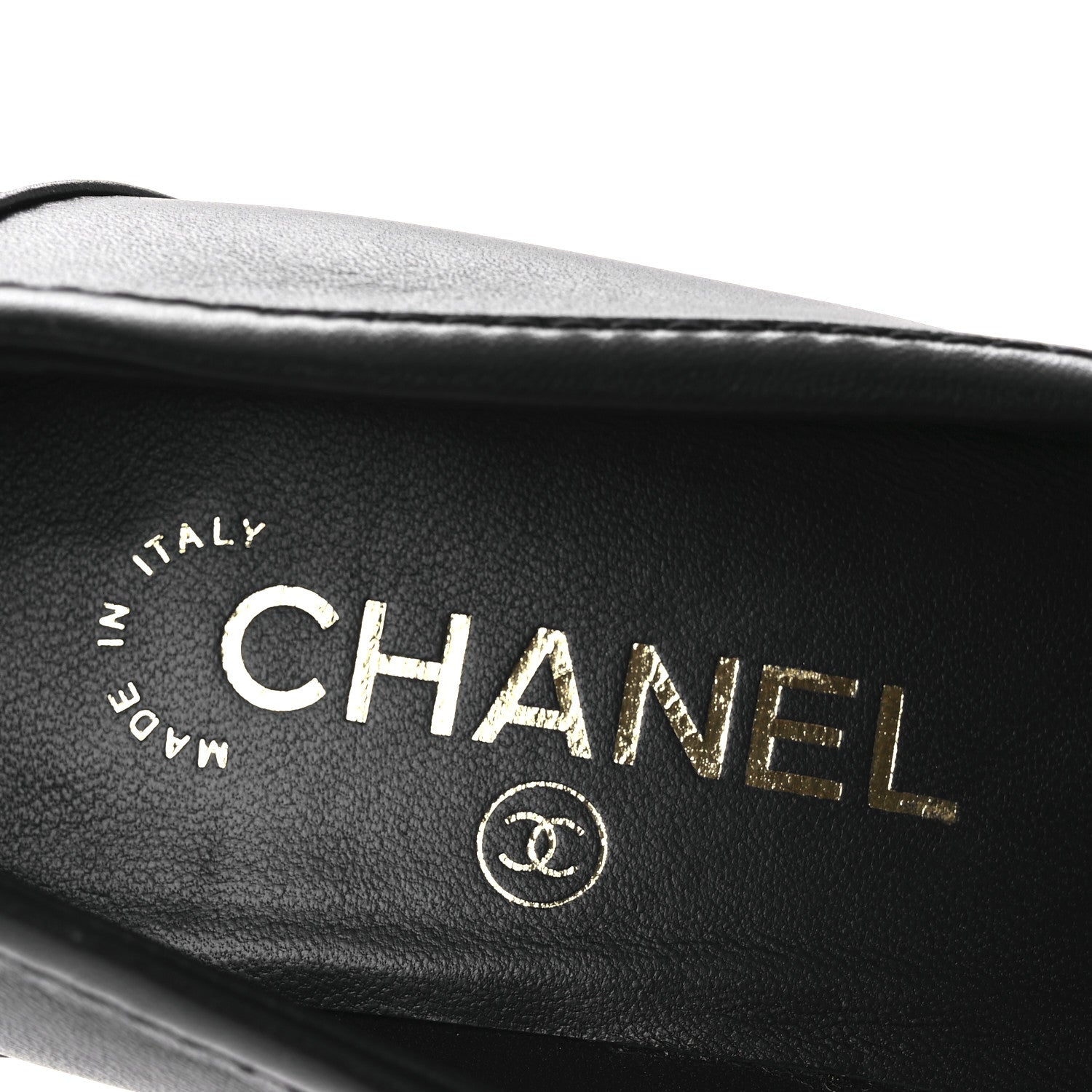 Chanel Lambskin Quilted CC Turnlock Platform Moccasins 37 Black 9 of 10