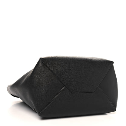 Celine Soft Grained Calfskin Small Belt Cabas Phantom Black 4 of 10