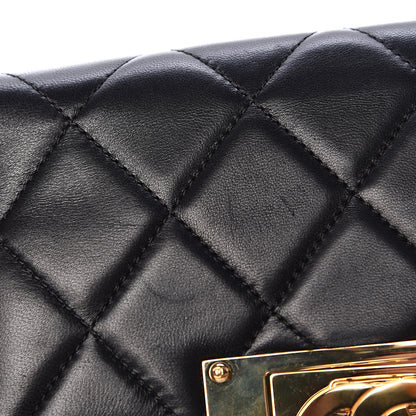 Chanel Lambskin Quilted Golden Class Wallet on Chain WOC Black 15 of 16