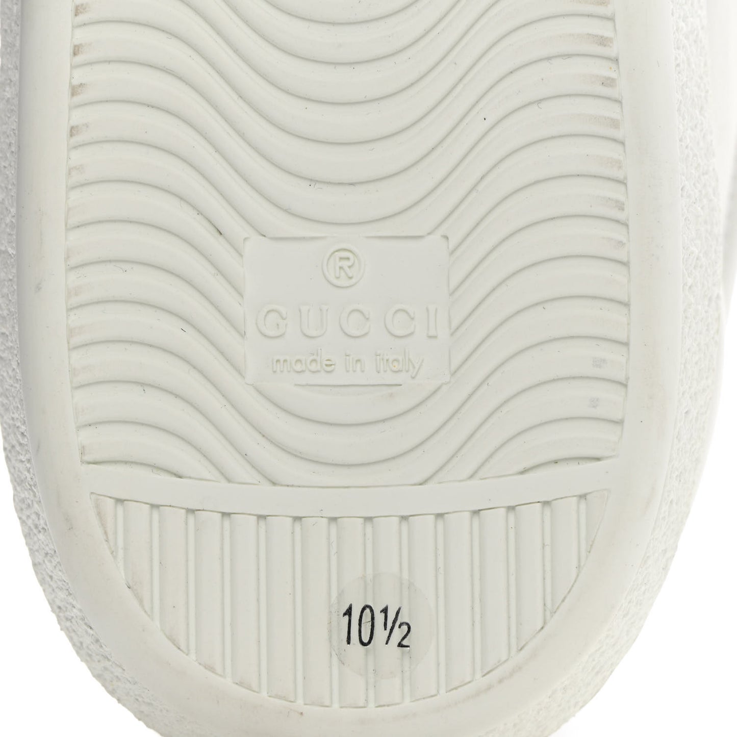Calfskin Mens Green Panther Print Ace Sneakers 10.5 White