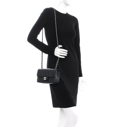 Chanel Caviar Quilted Mini Rectangular Flap Black 2 of 8