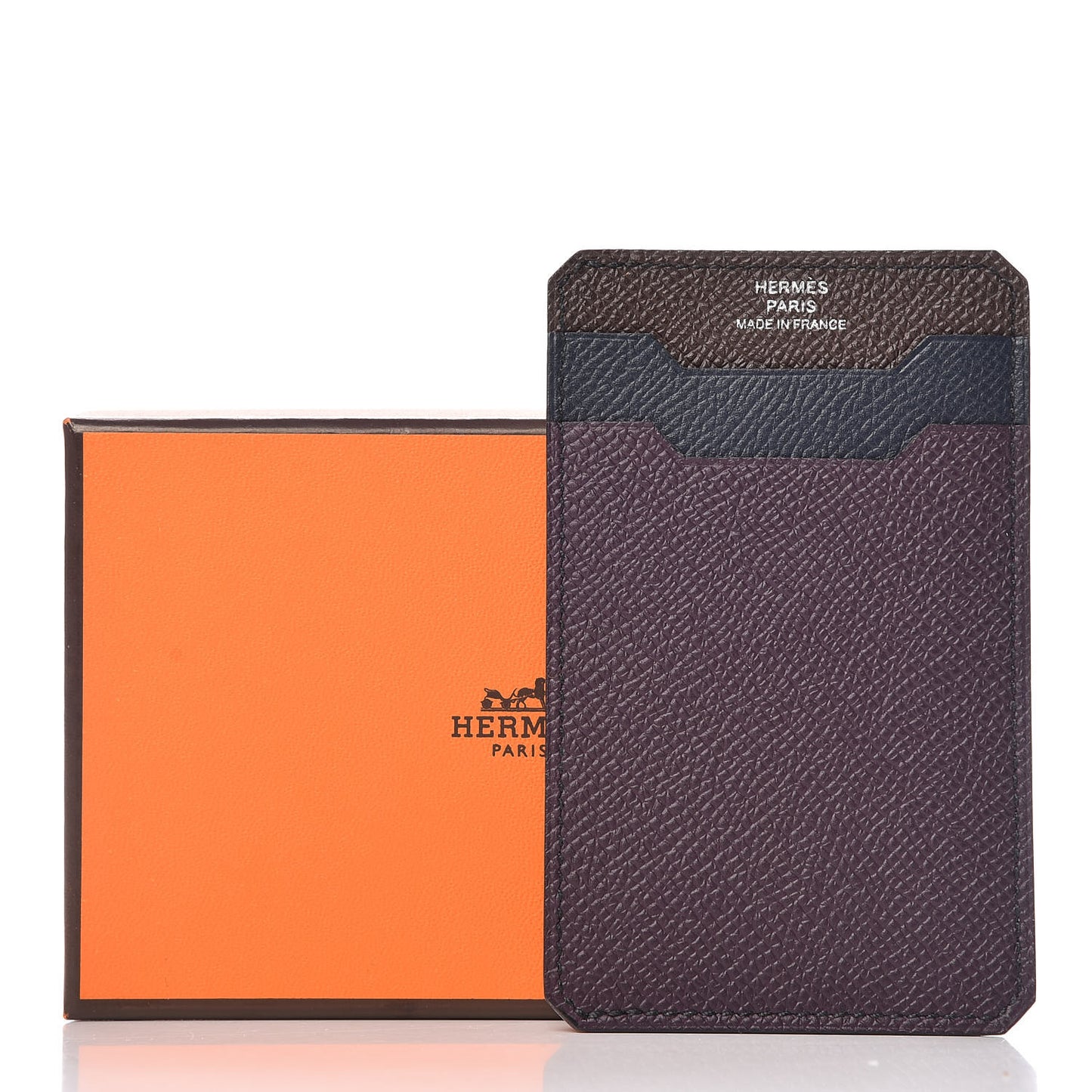 Epsom City 3CC Card Holder Raisin Chocolate Indigo
