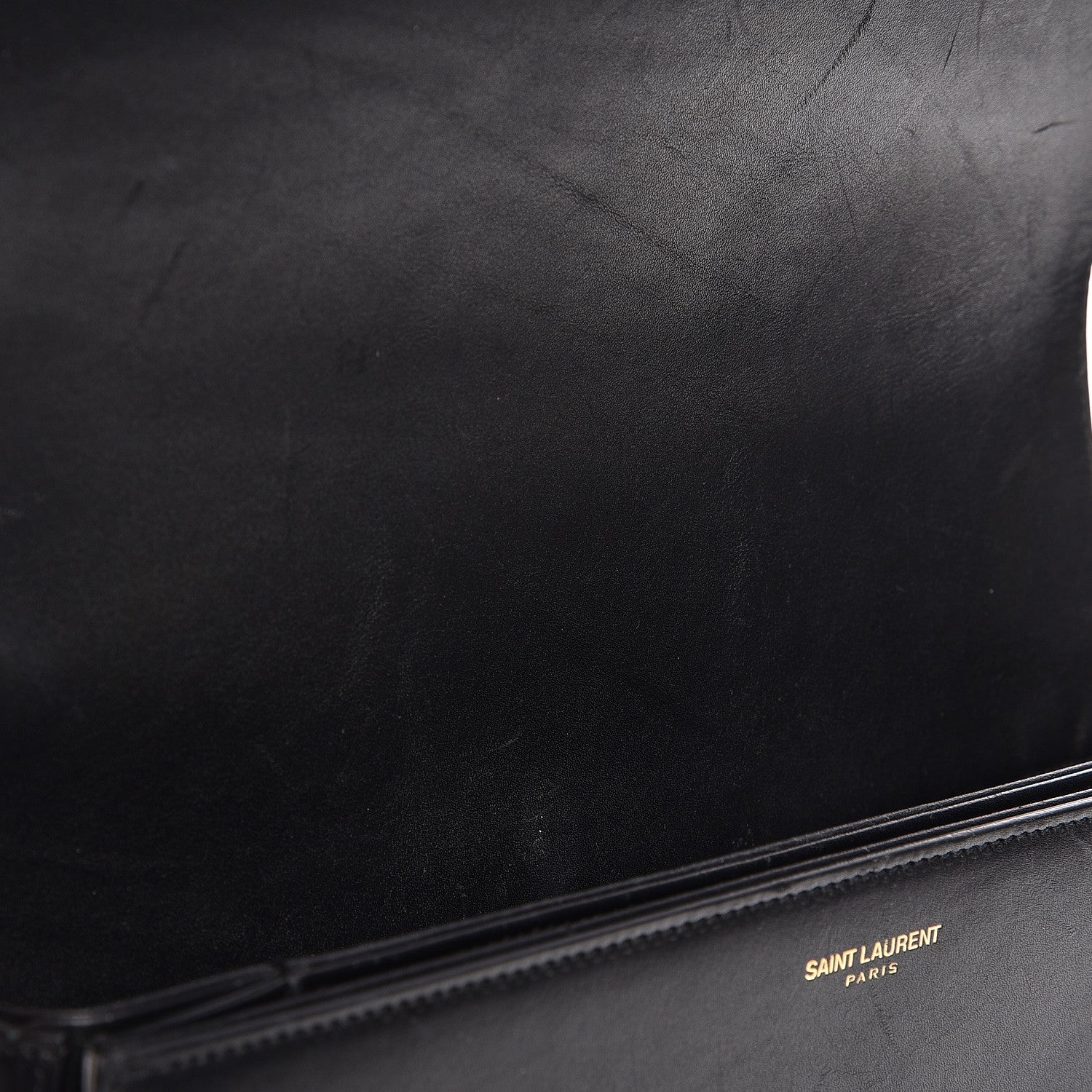 Saint Laurent Smooth Calfskin Medium Classic Monogram Universite Bag Black 17 of 20