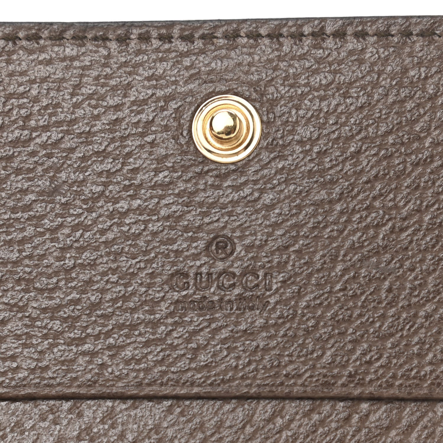 Gucci GG Supreme Monogram Web Ophidia Chain Card Case Wallet Beige New Acero 7 of 11
