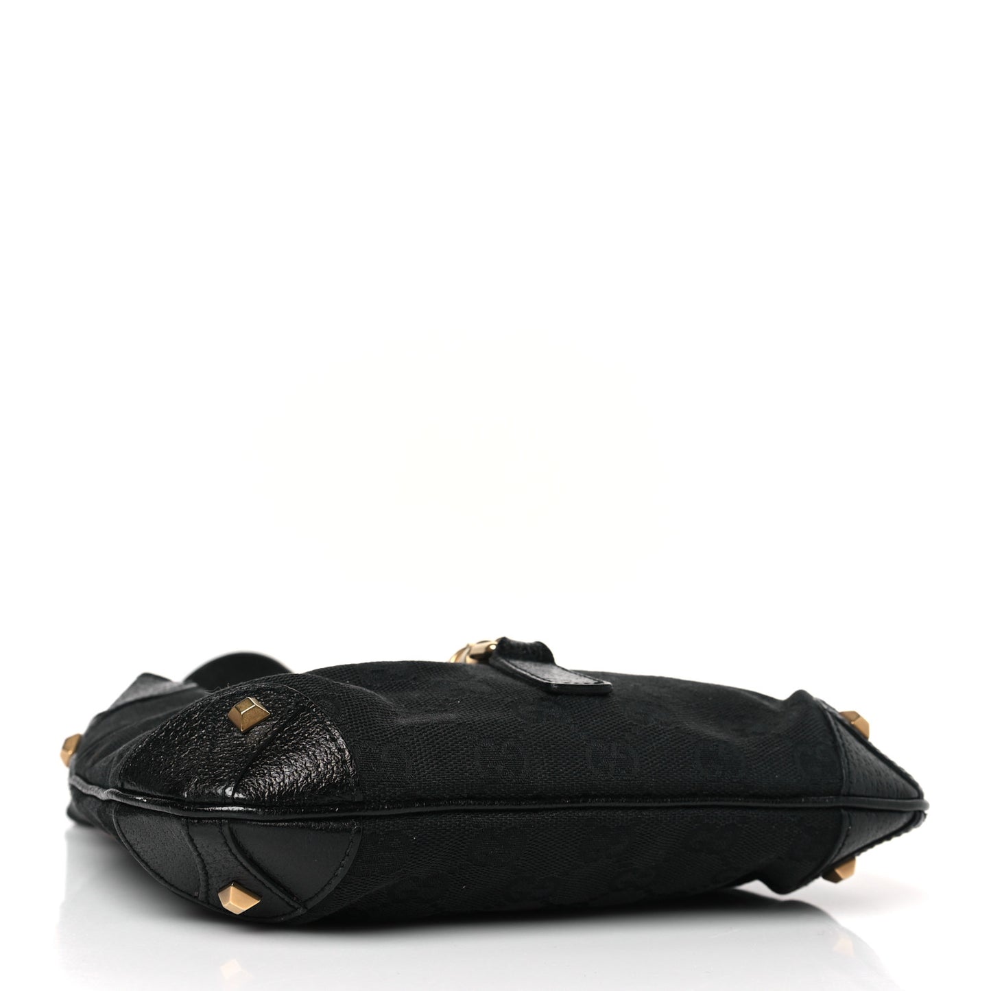 Monogram Mini Piston Lock Jackie O Hobo Black
