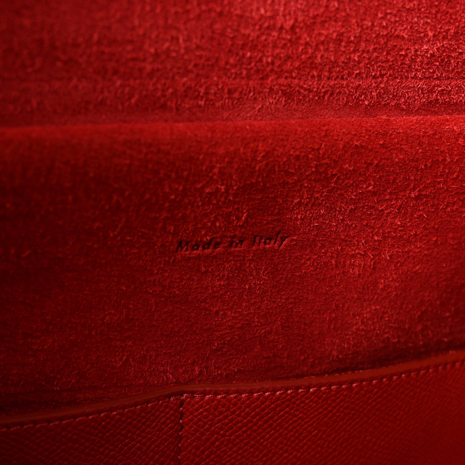 Celine Grained Calfskin Mini Belt Bag Coquelicot 7 of 10