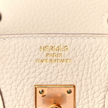 Hermes Togo Birkin 25 Craie 6 of 14