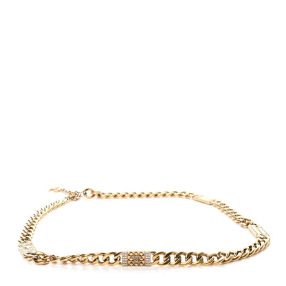 Chanel Crystal CC Cuba Chain Belt Gold 1 of 4