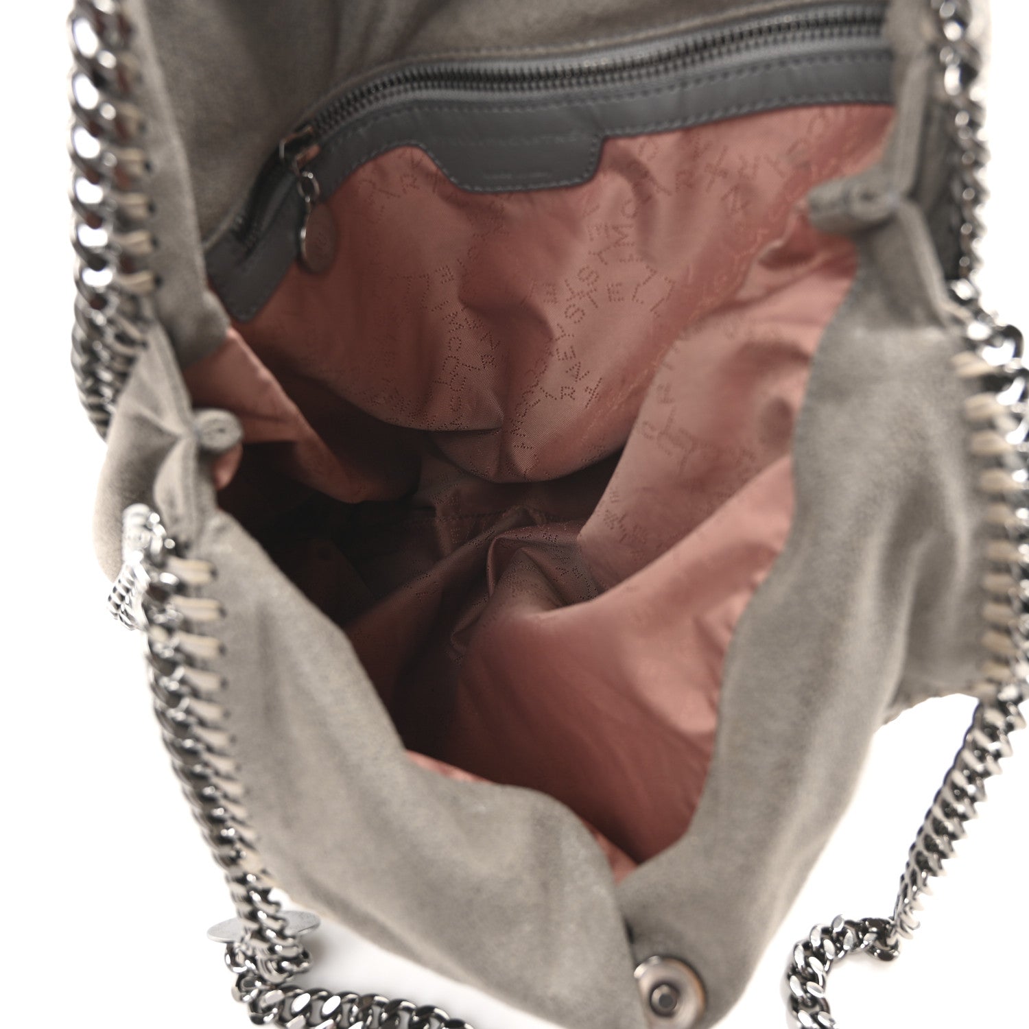 Stella McCartney Shaggy Deer Falabella Fold Over Tote Grey 5 of 9