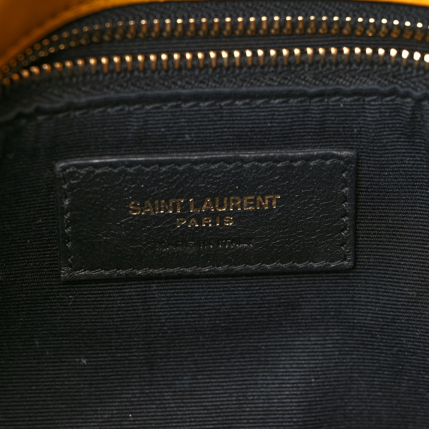 Saint Laurent Lambskin Matelasse Monogram Medium Niki Chain Satchel Yellow 6 of 14