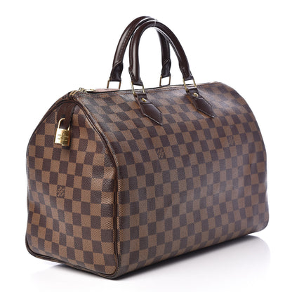 Louis Vuitton Damier Ebene Speedy 35 3 of 11