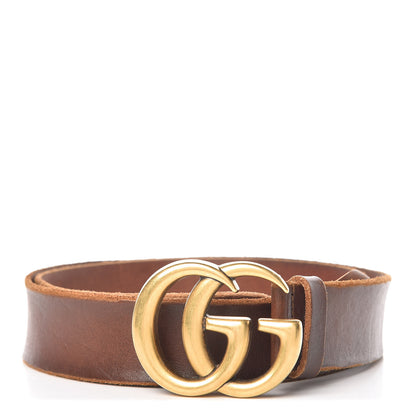 Gucci Faded Calfskin Double G 40mm Belt 95 38 Cuir 1 of 7