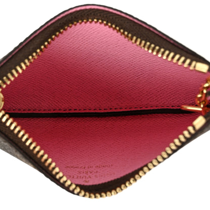 Louis Vuitton Monogram 2022 Christmas Animation Paris Key Pouch Pink 5 of 6