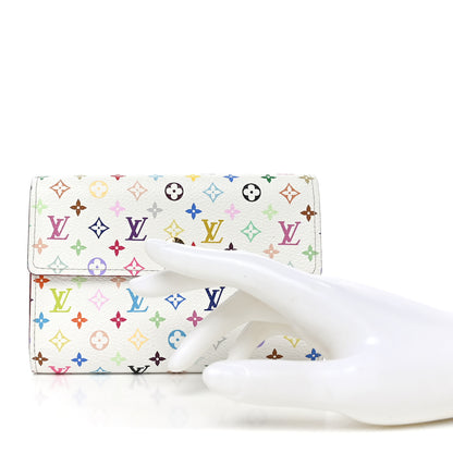 Louis Vuitton Monogram Multicolor Alexandra Wallet White 2 of 6