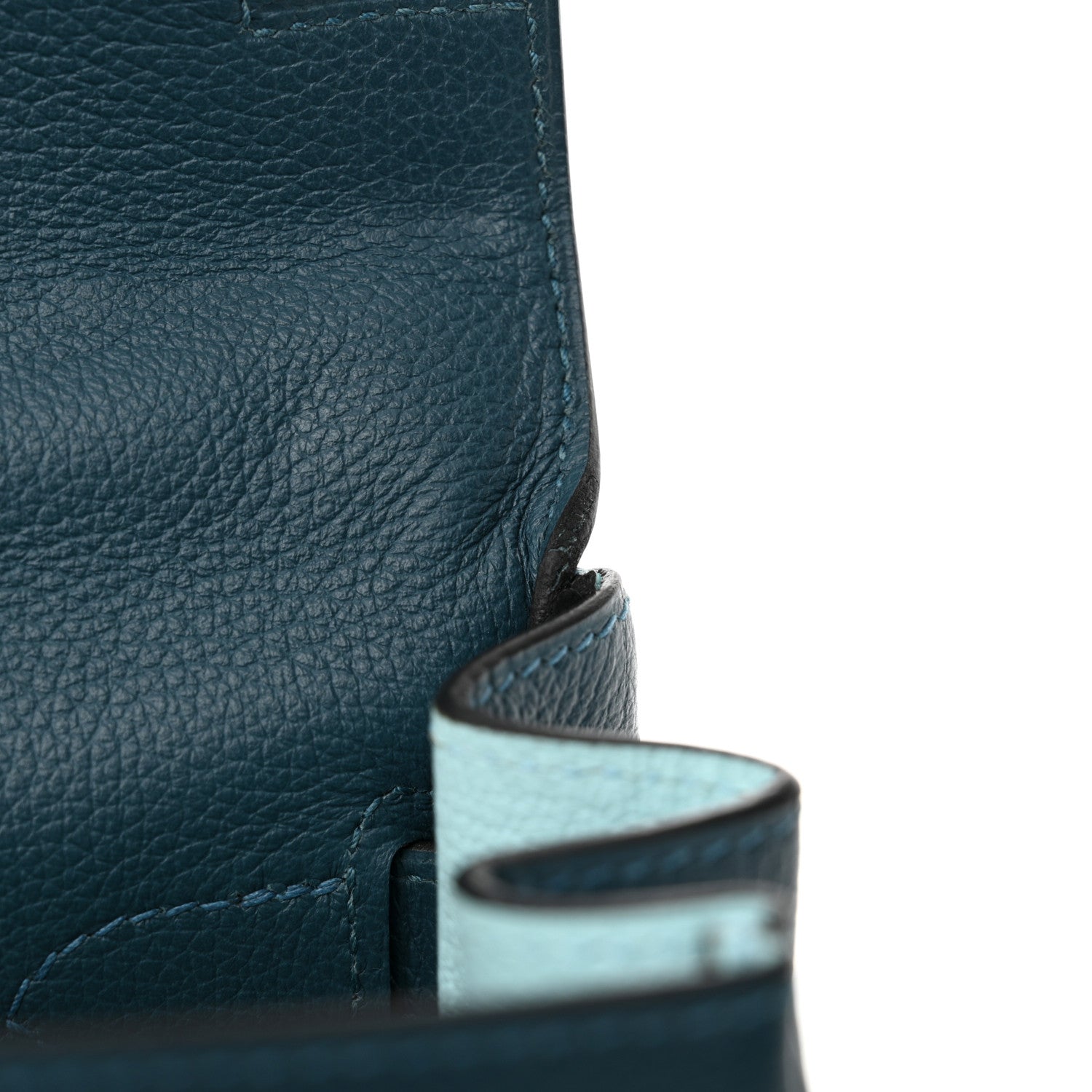 Hermes Evercolor Verso Kelly Retourne 28 Colvert Bleu Atoll 12 of 14