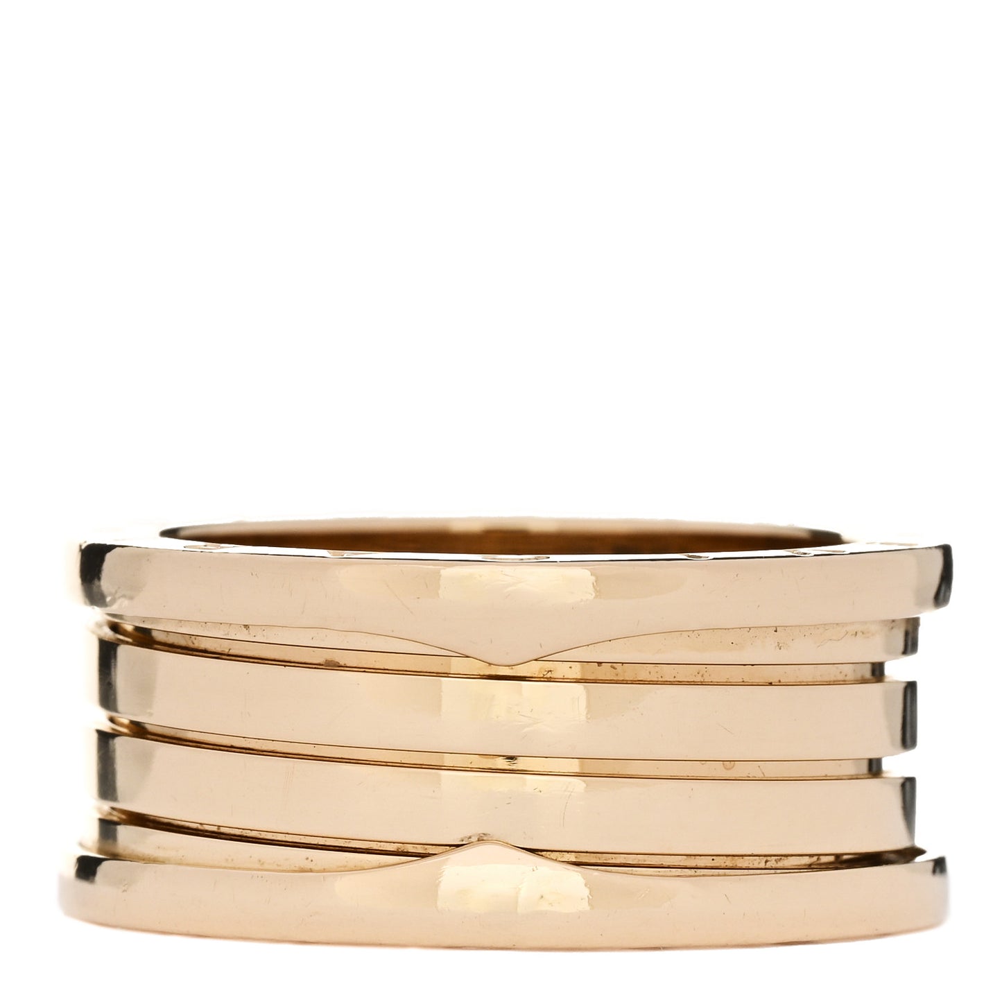 18K Yellow Gold B.Zero1 Two-Band Ring 61 9.5