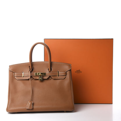 Hermes Togo Birkin 35 Gold 21 of 21