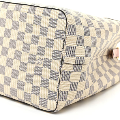 Louis Vuitton Damier Azur Neonoe MM Eau De Rose 10 of 11
