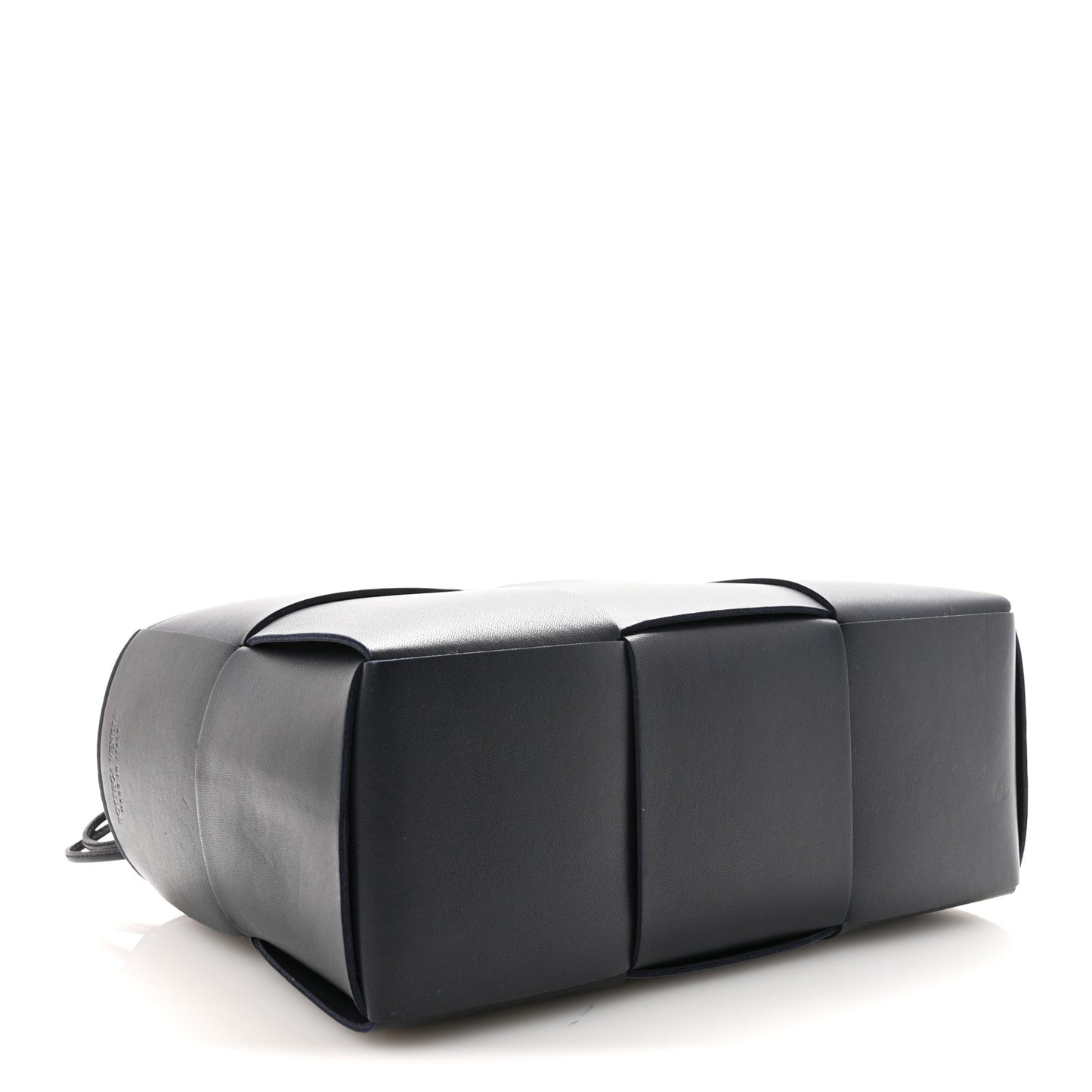 Nappa Maxi Intrecciato Small Arco Tote Navy