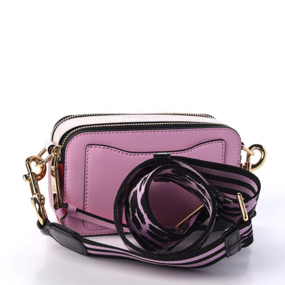 Marc Jacobs Saffiano Small Snapshot Camera Bag Pink Multicolor 3 of 10