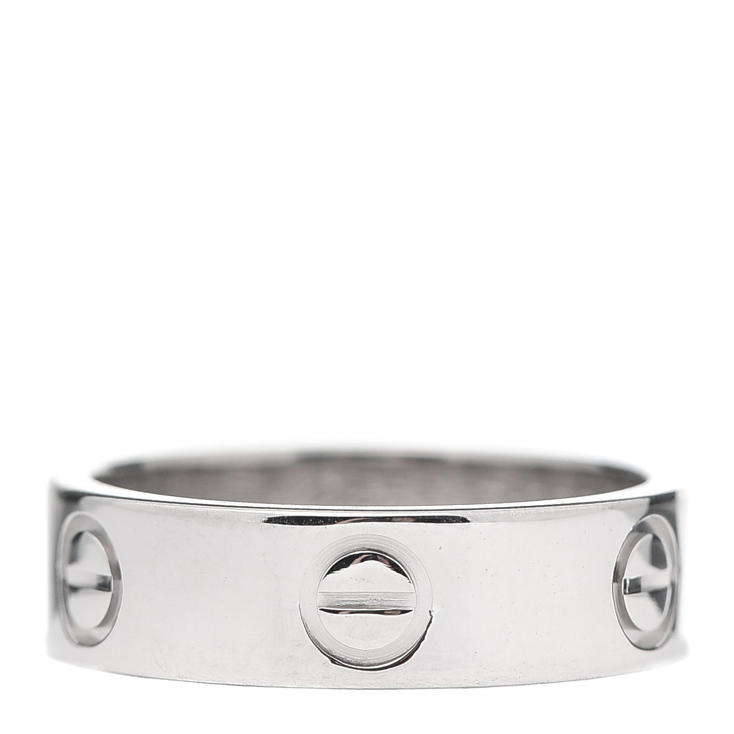Platinum 5.5mm LOVE Ring 53 6.25